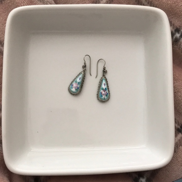 Silver Dangly Earrings - Picture 1 of 3